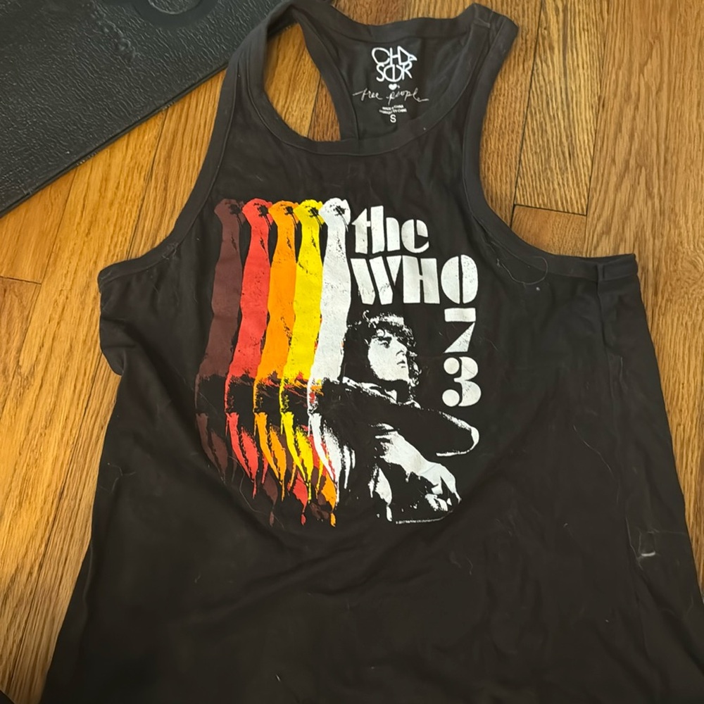 Chaser The Who Graphic Band Tank Top Sz XS